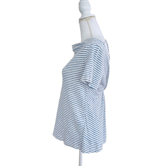 Anthropologie Maeve Horizon Linen Tee - Picture 8 of 13